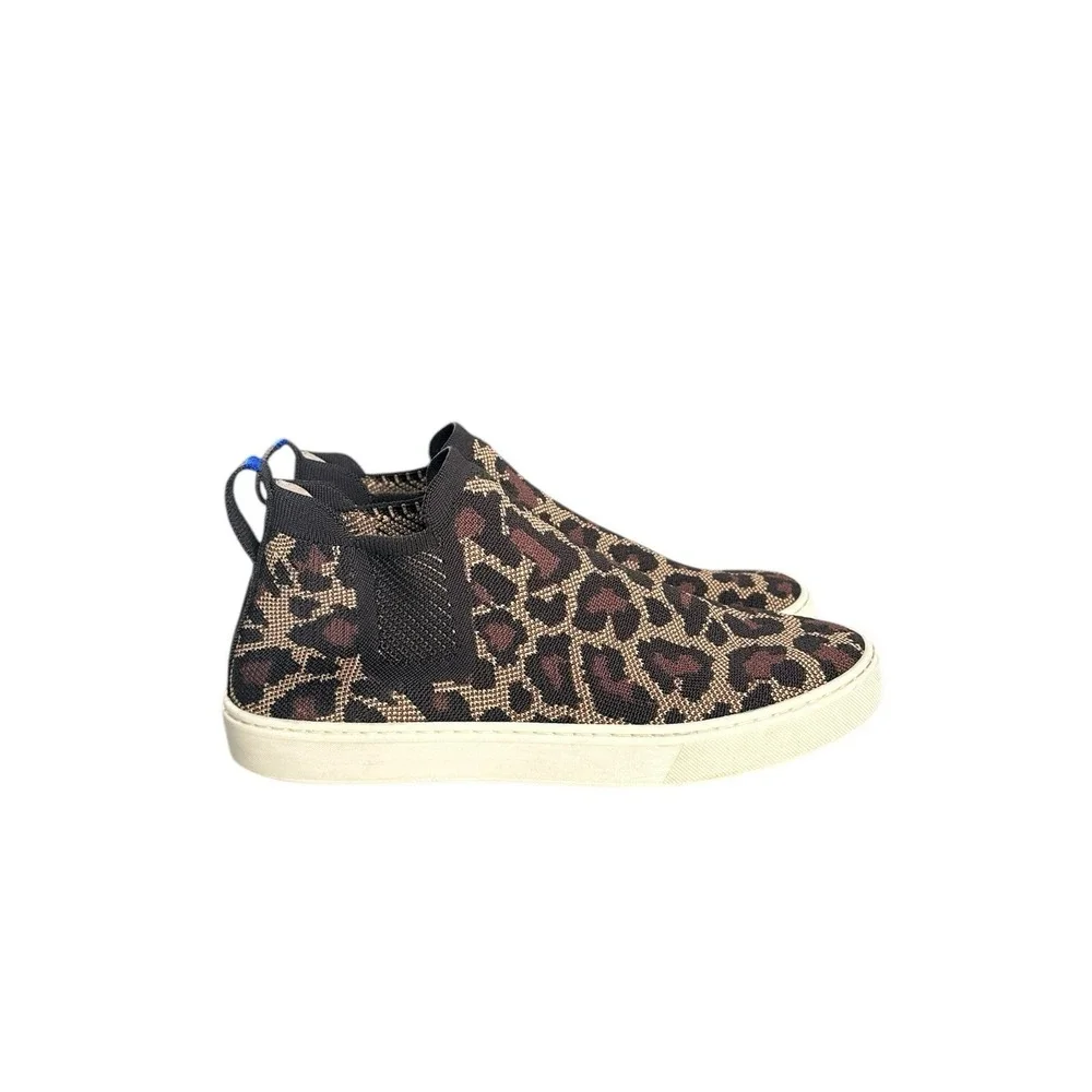 Rothy's Women's Chelsea Boot Wildcat‎ Leopard Print Size W9.5
